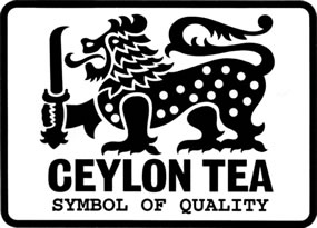 Logo del león del té de Ceilán o Ceylon Tea - Cata de té de Ceilán